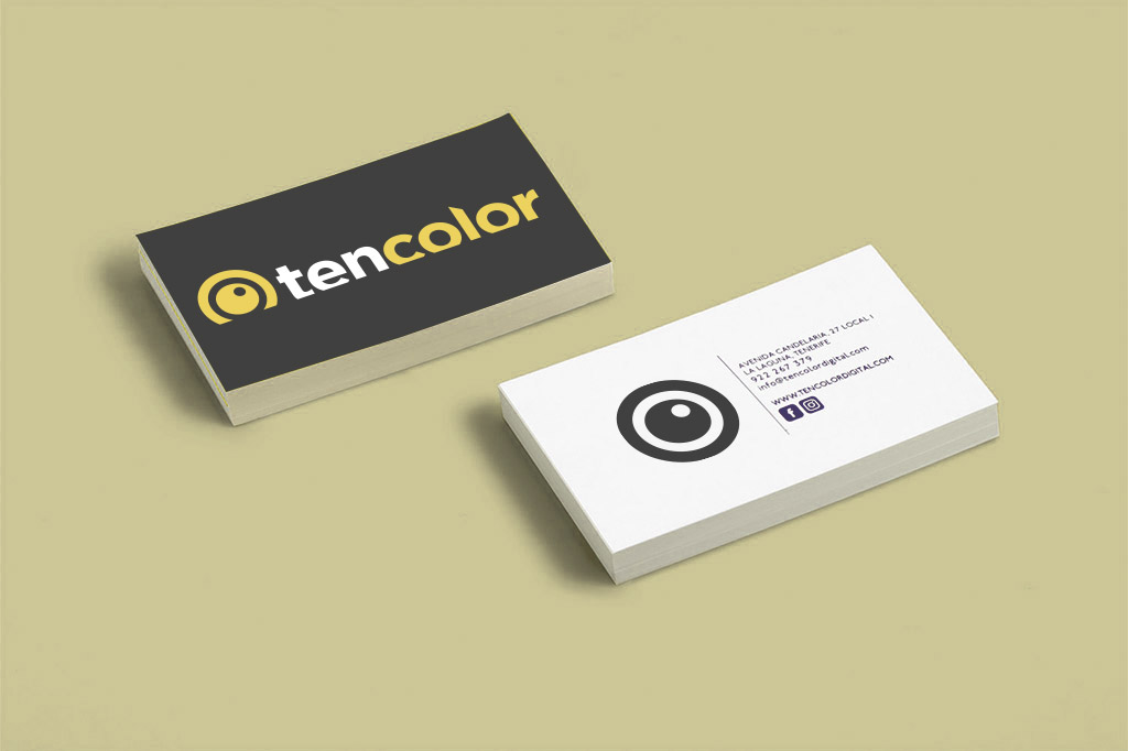 Tencolor Digital - Tarjetas de visita